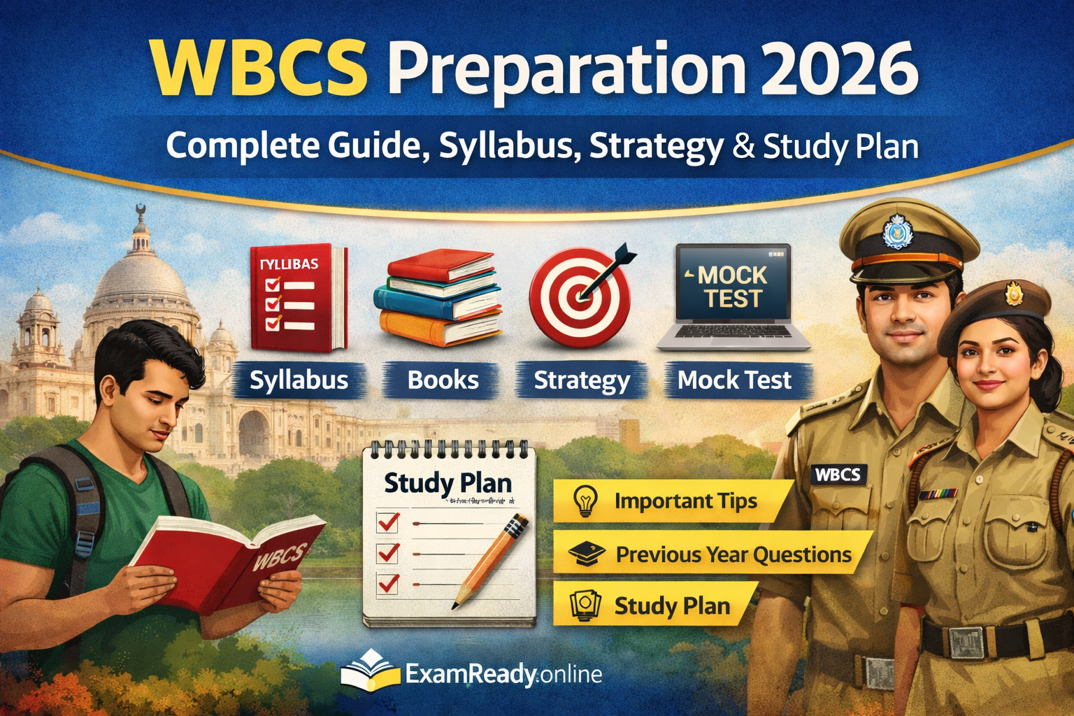 WBCS Preparation 2026 – Complete Guide, Syllabus, Strategy, Books, and Study Plan